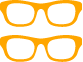 orange glasses icon representing glasses prescription changes